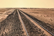 mauritania ferrovia - Fotografia del deserto del Sahara