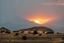 sudan tramonto - Fotografia del deserto del Sahara